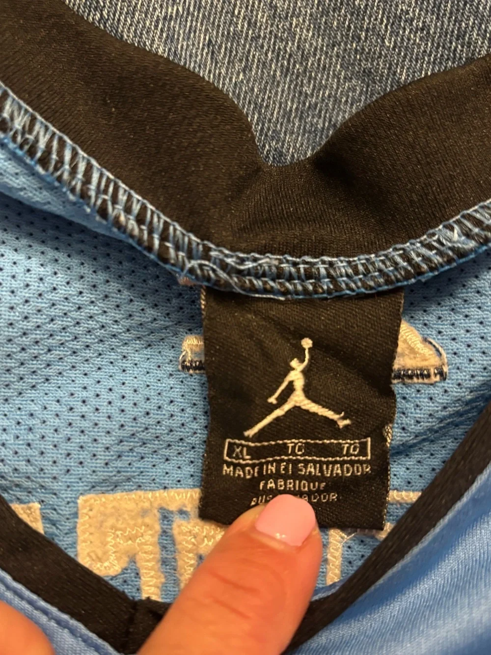 Jordan Brand  UNC Tar Heels Vince Carter #15 Basketball Jersey size XL